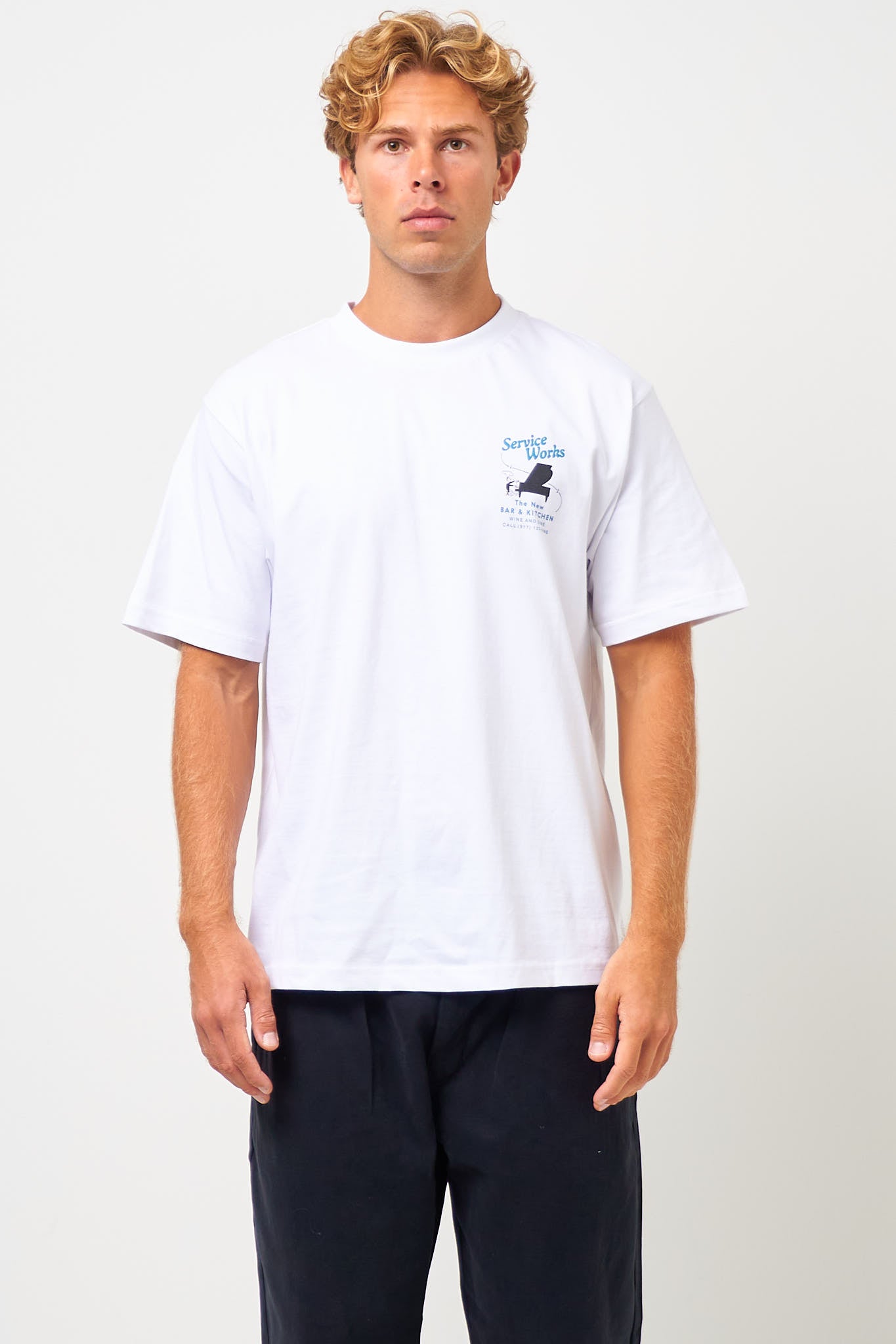 Bar + Kitchen Tee White