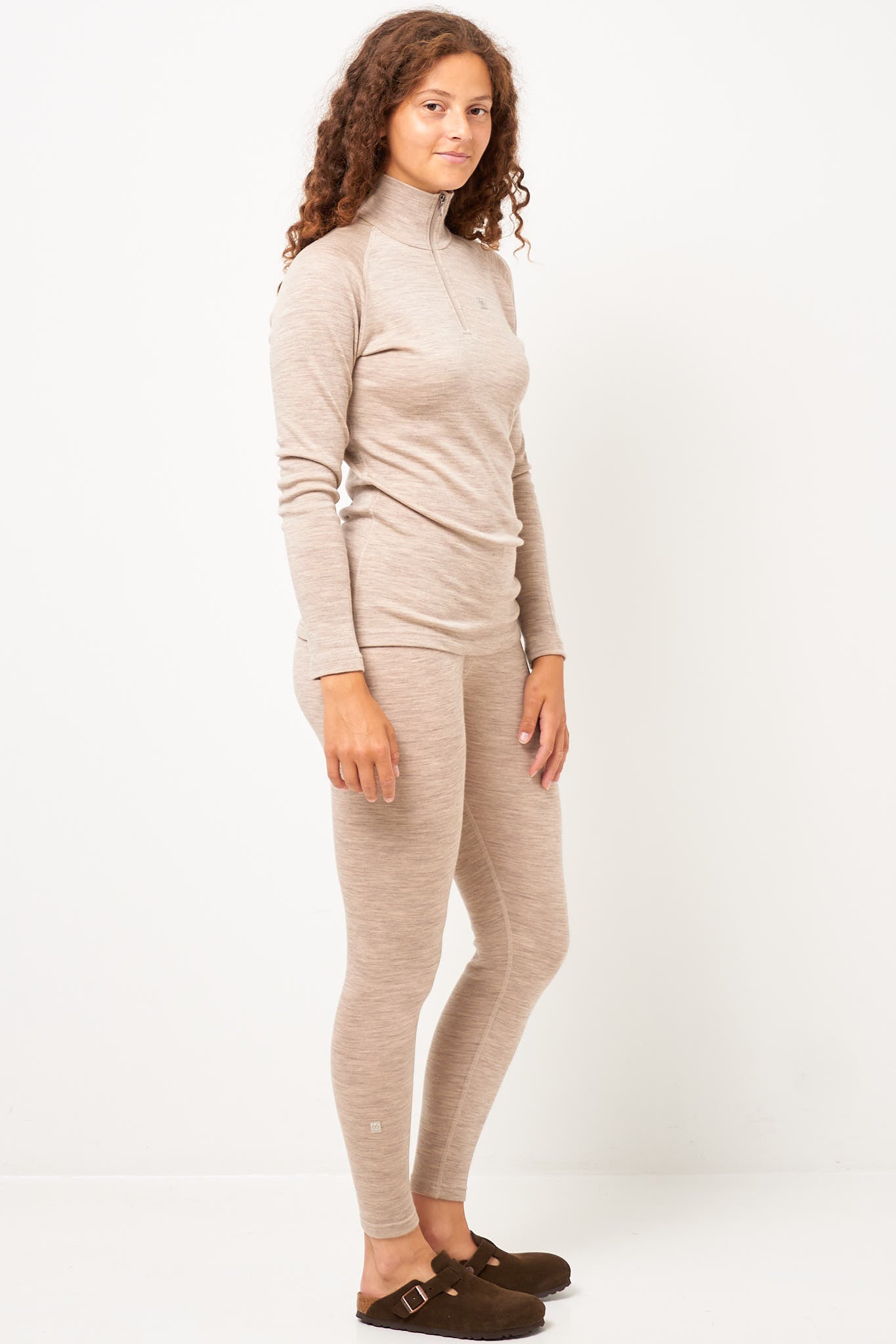 Básar W Zip Neck Arctic Fox