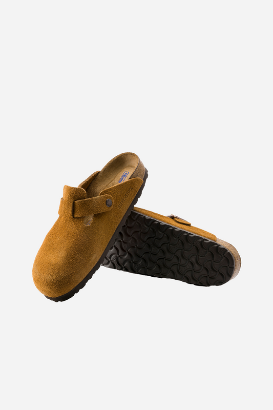 Boston Narrow Fit Suede Mink