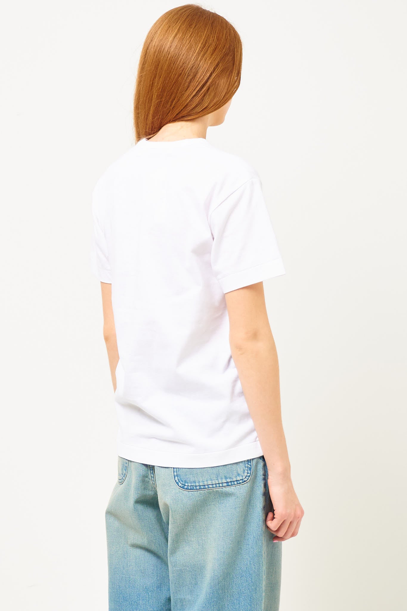BLACK COMME des GARÇONS 半袖シャツ XS ホワイト Comme des Garçons Play Black Heart T-shirt White – STRØM