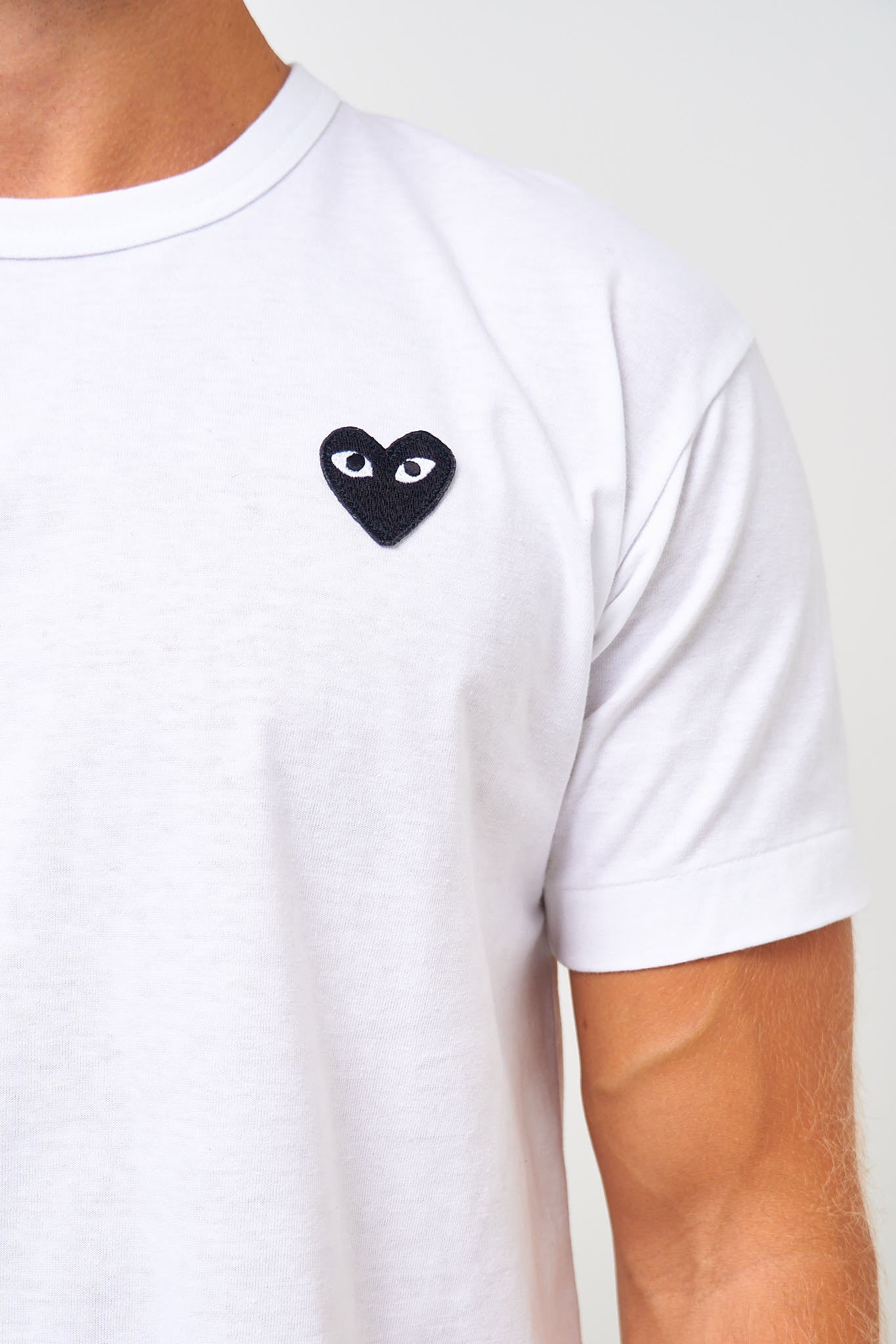 Comme des Garçons Play Black Heart T-shirt White – STRØM