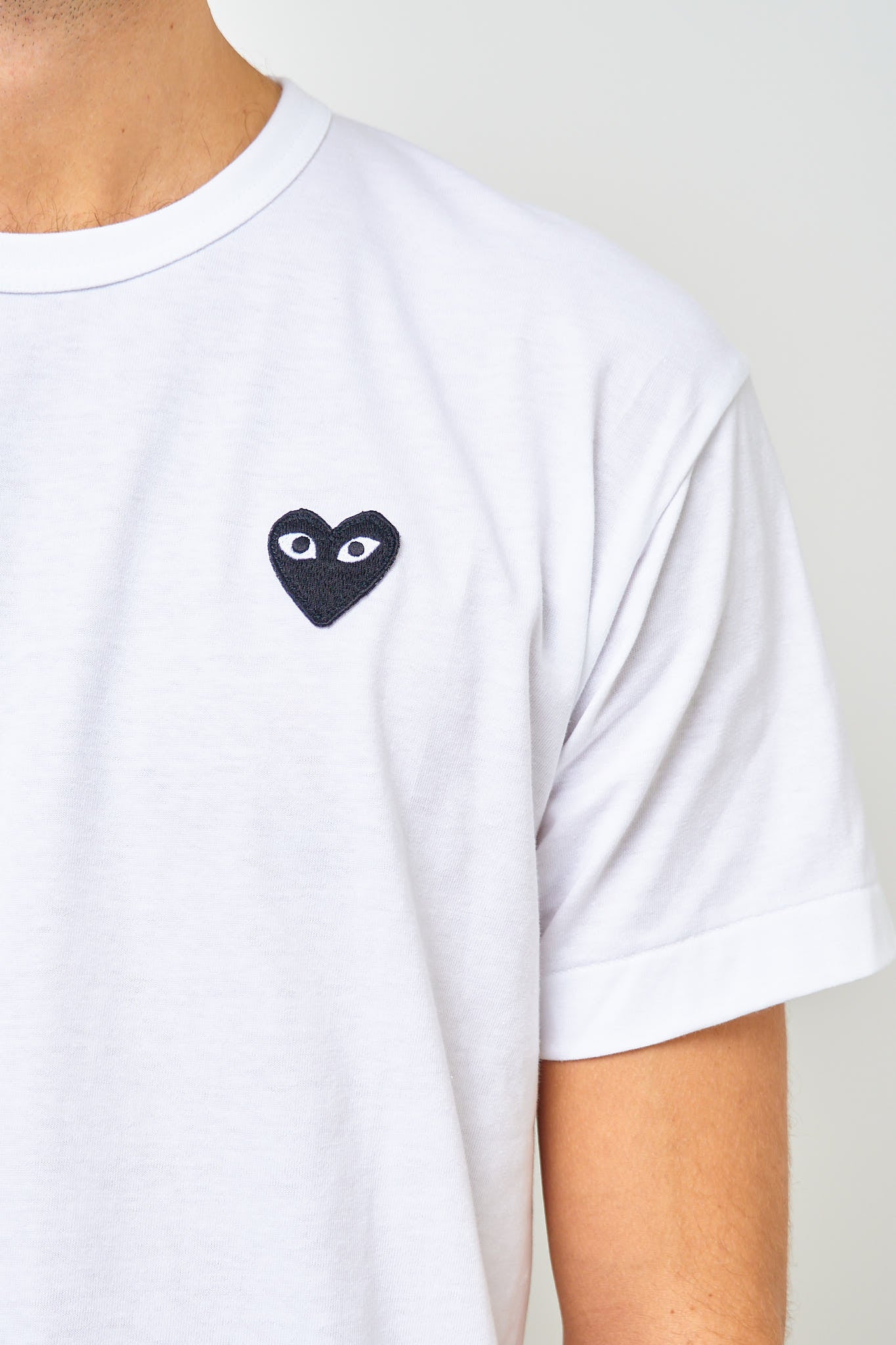 Comme des Garçons Play Black Heart T-shirt White – STRØM