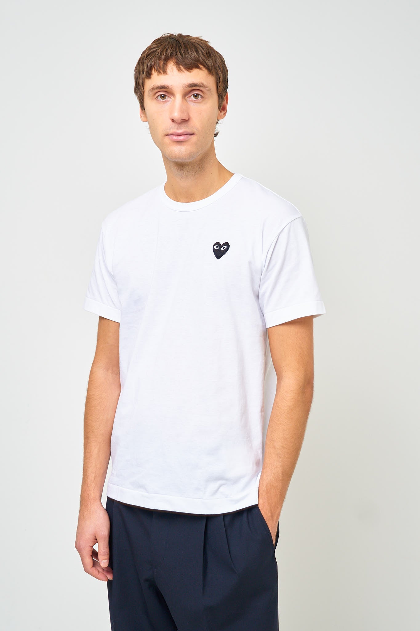 Comme des Garçons Play Black Heart T-shirt White – STRØM