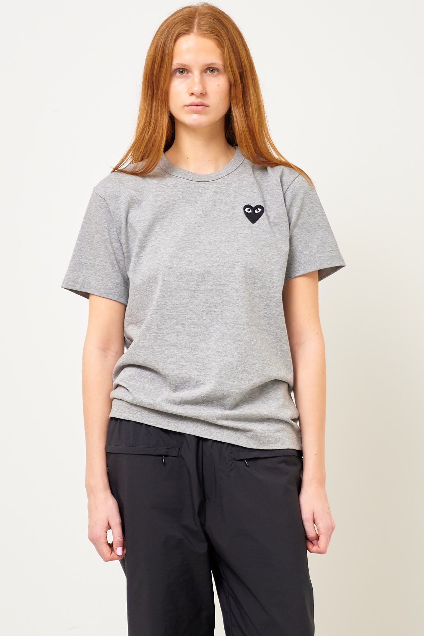 Comme des Garçons Play Black Heart T-shirt Grey – STRØM