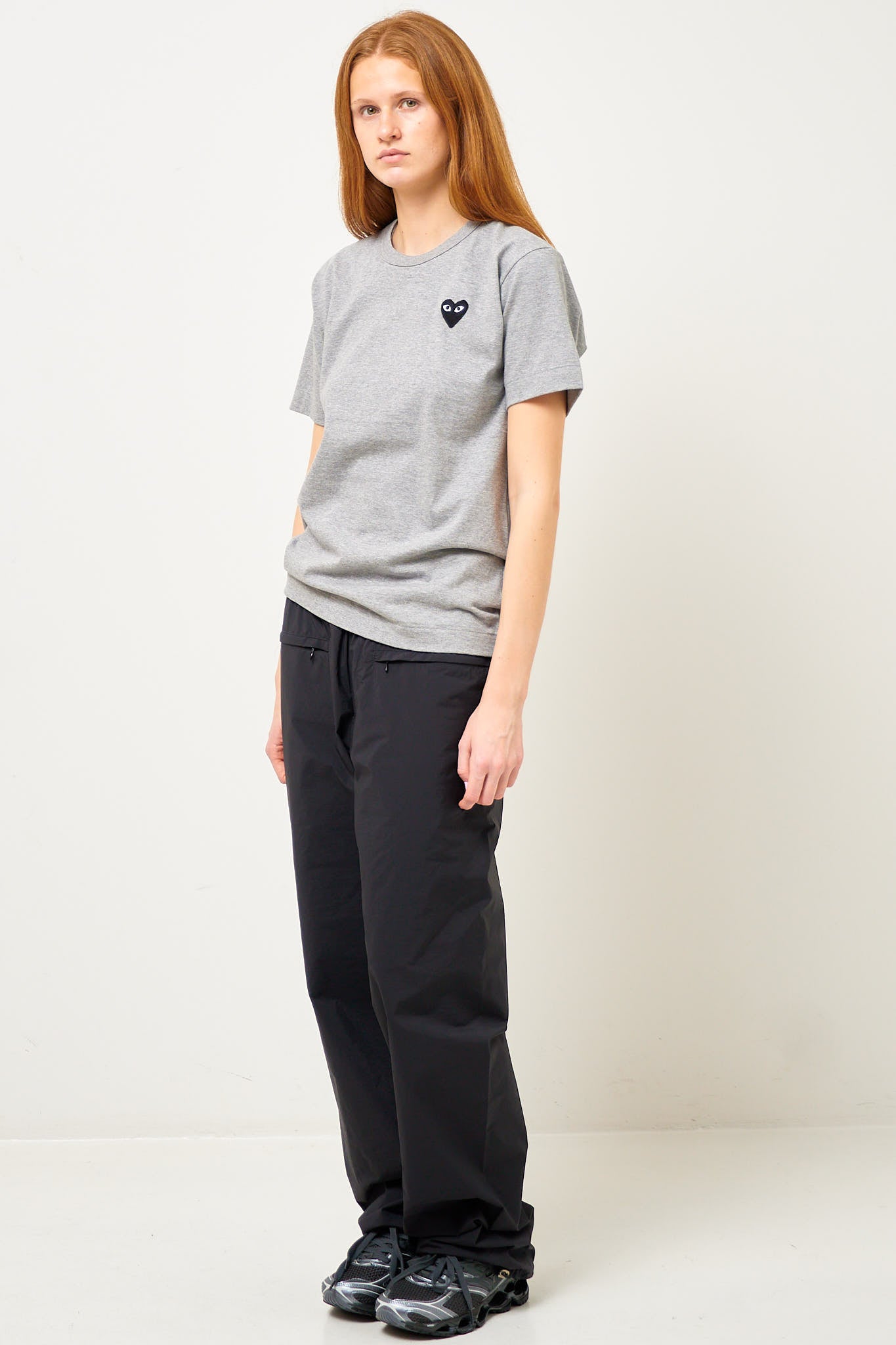 Comme des Garçons Play Black Heart T-shirt Grey – STRØM