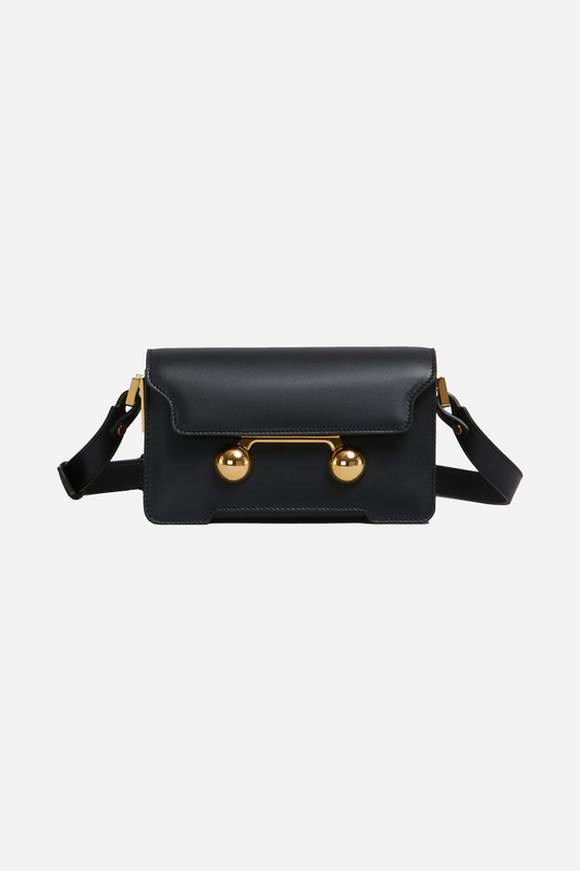 Black leather Trunkaroo mini shoulder bag