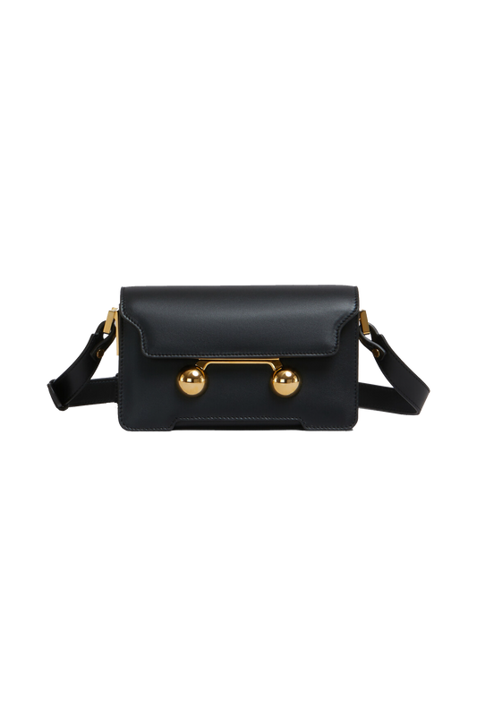 Black leather Trunkaroo mini shoulder bag