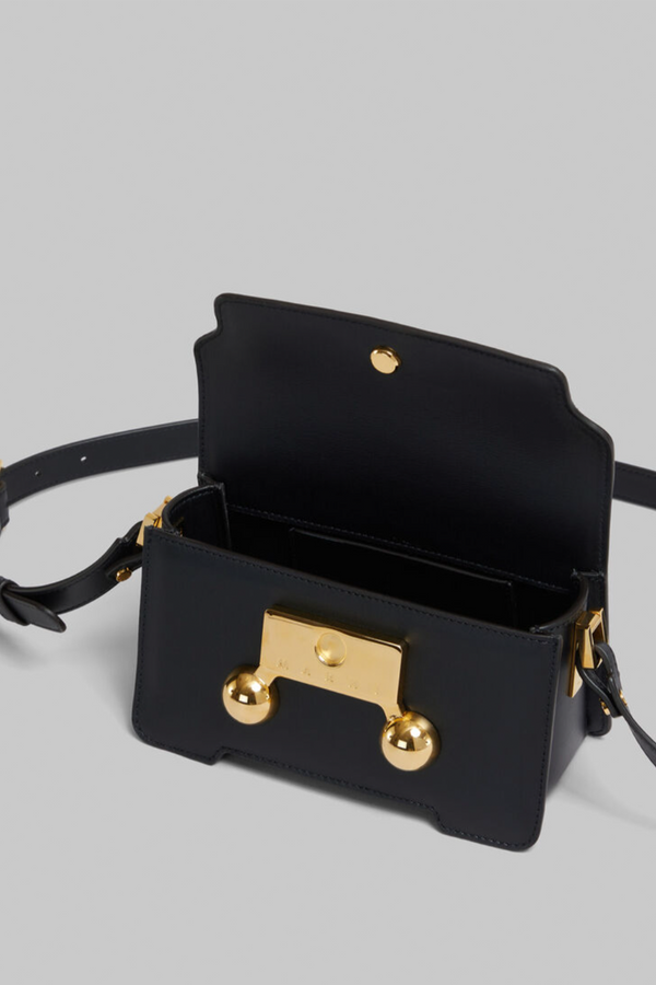 Black leather Trunkaroo mini shoulder bag