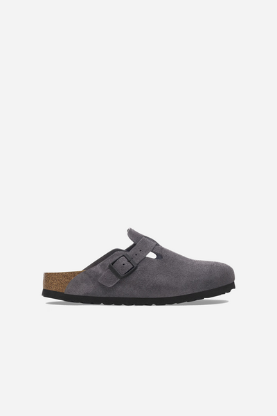 Birkenstock - Boston Suede Velvet Grey – STRØM