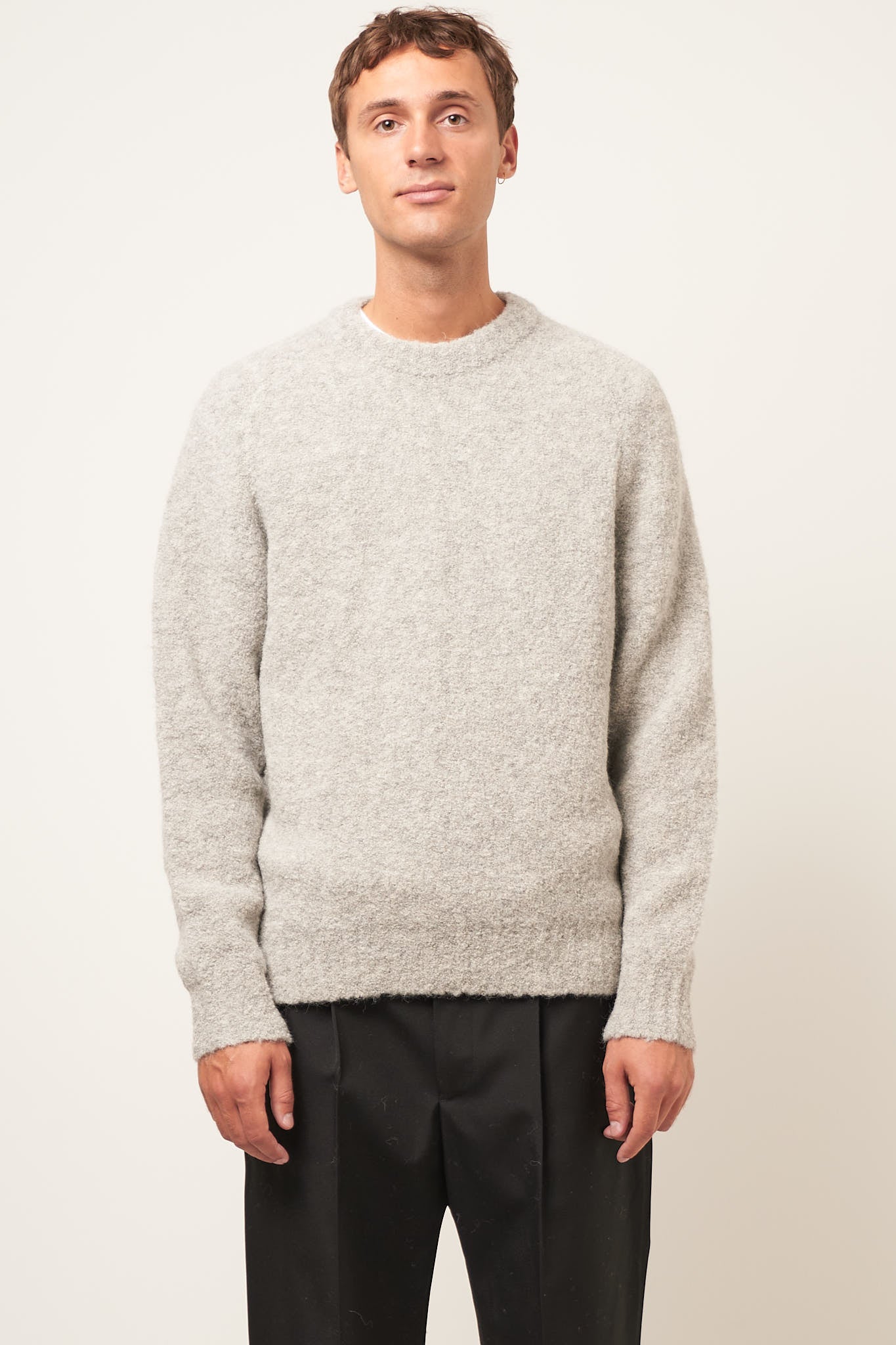 Bouclé Crew Grey