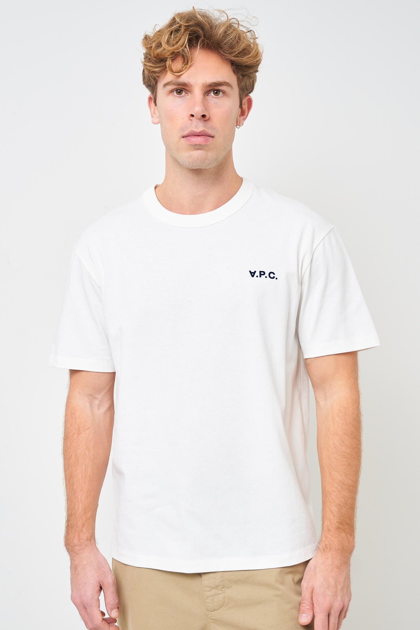 Boxy Petit VPC T-shirt Blanc/Dark Navy