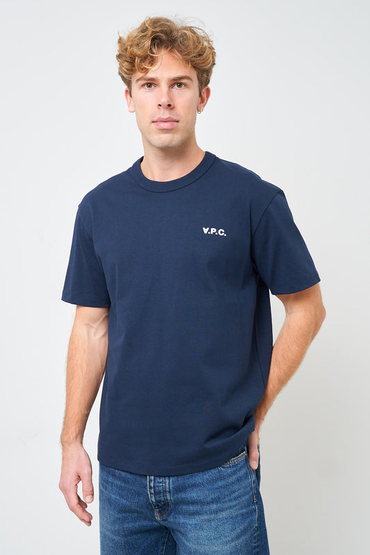Boxy Petit VPC T-shirt Dark Navy/Ecru