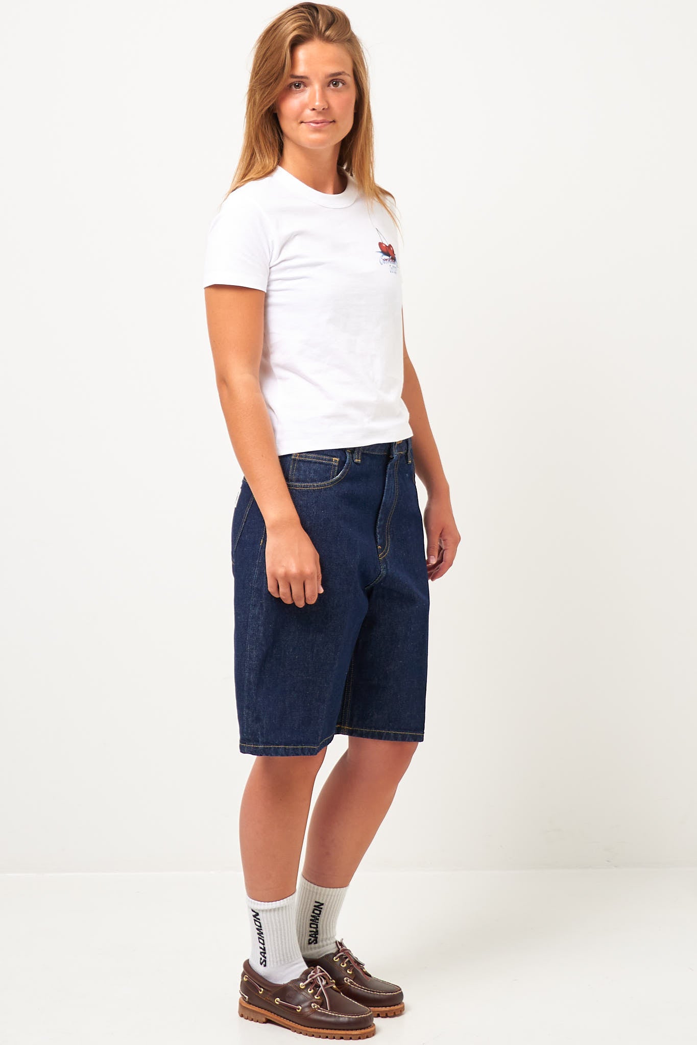 Brandon Shorts Blue Rinsed