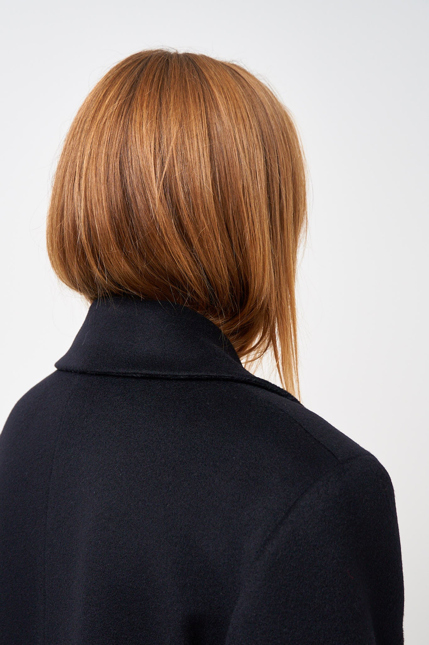 Broad Cashmere Coat Black