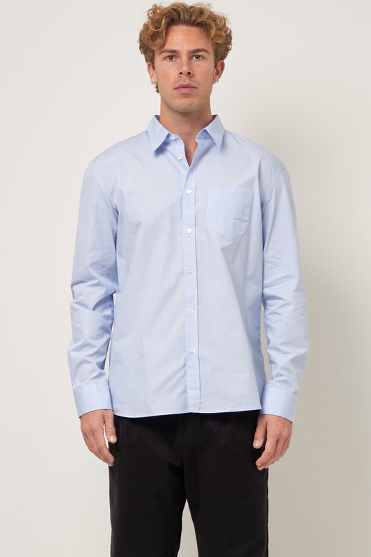 Brook Shirt Solid Light Blue