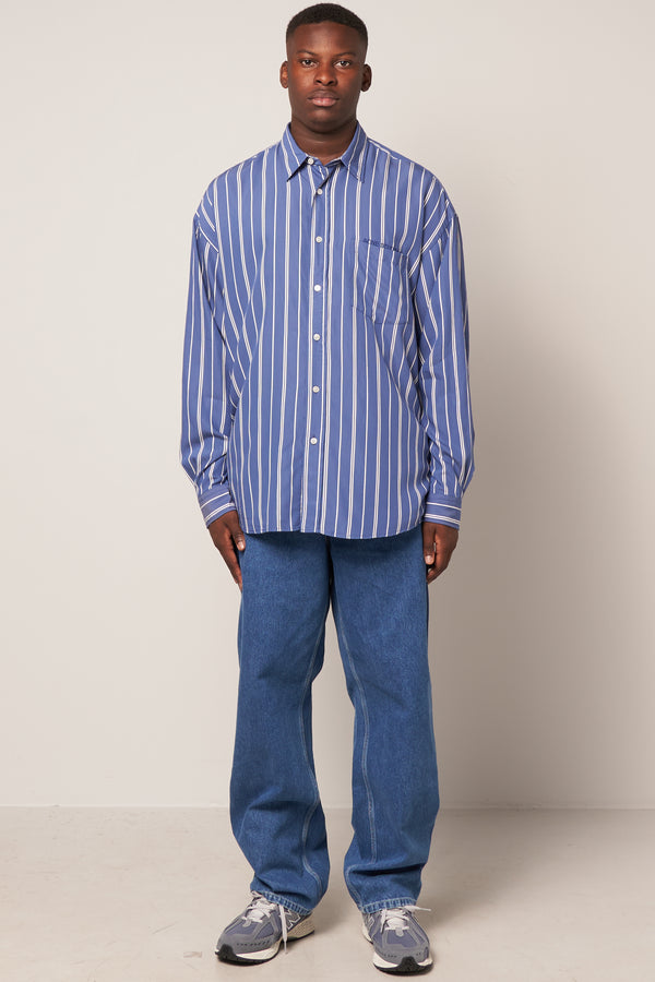 Button-Up Shirt Mid Blue