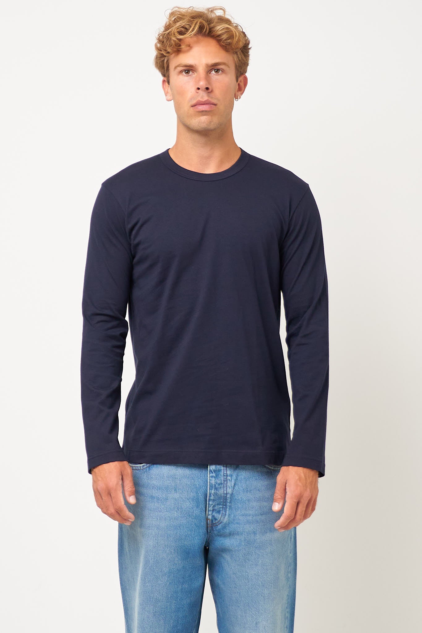 CDG Forever L/S T-Shirt Navy