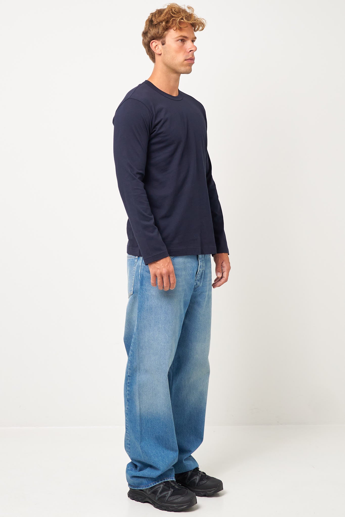 CDG Forever L/S T-Shirt Navy