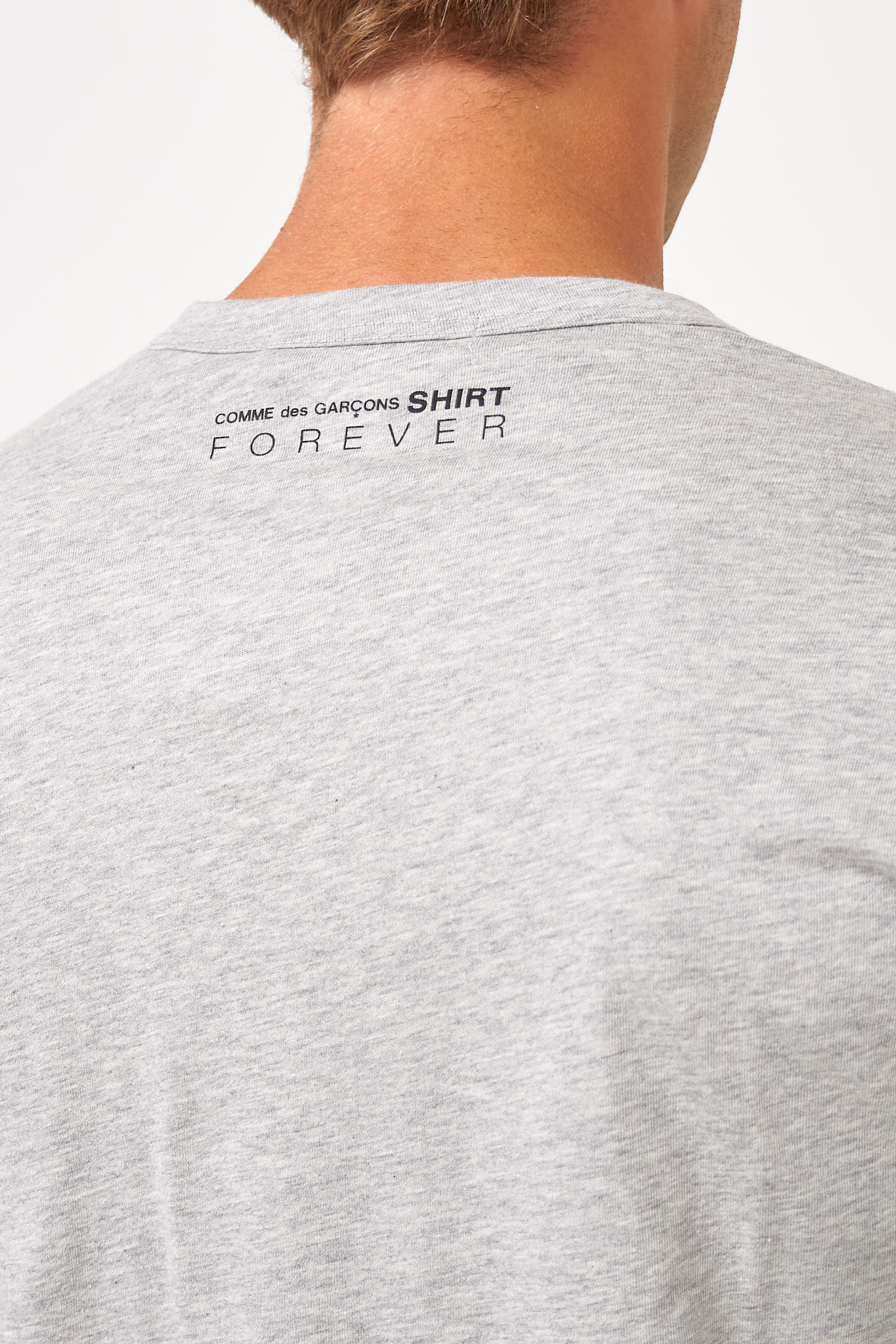 CDG Forever L/S T-Shirt Top Grey