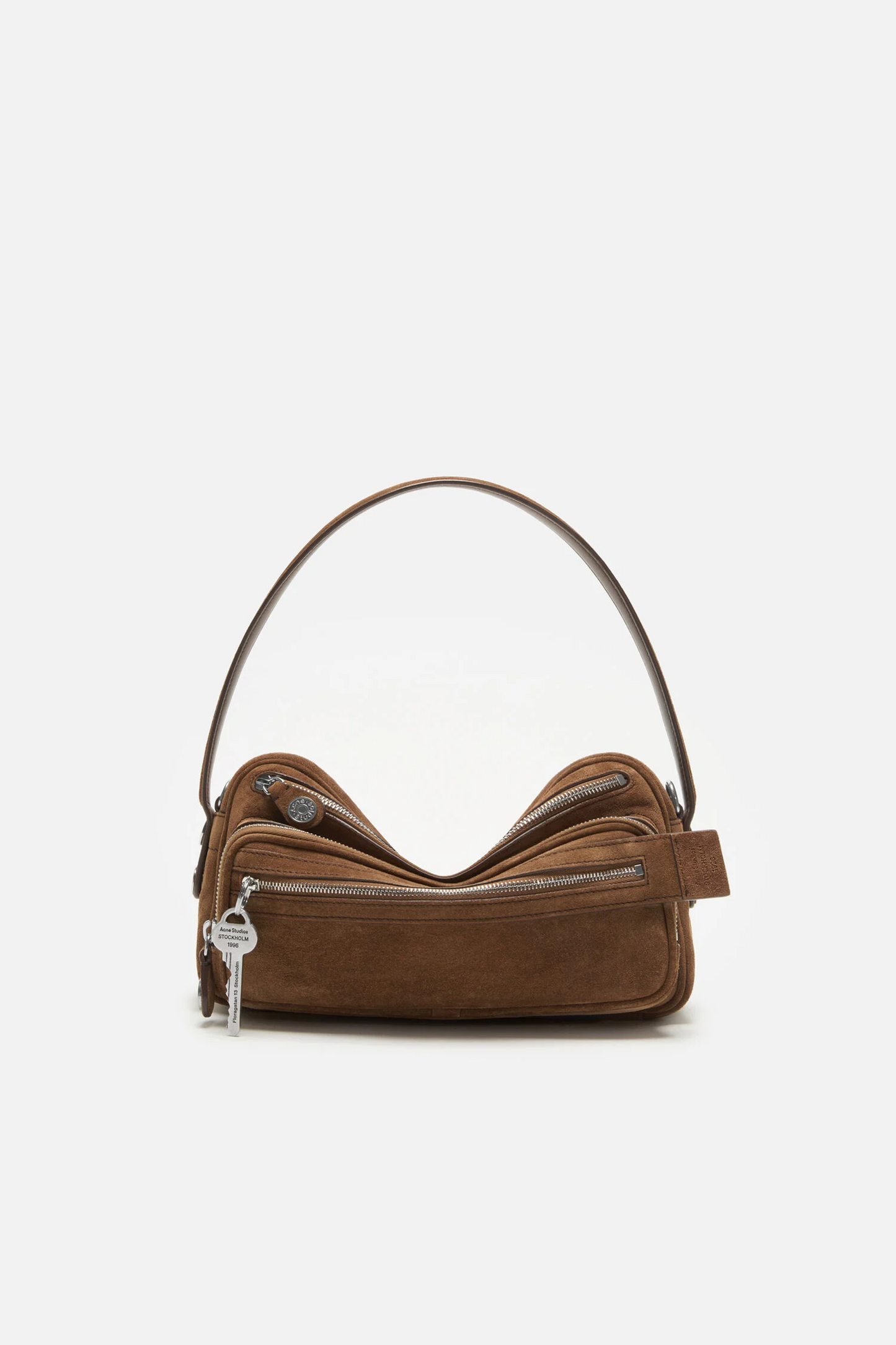 Camero Party Suede Bag Cognac Brown