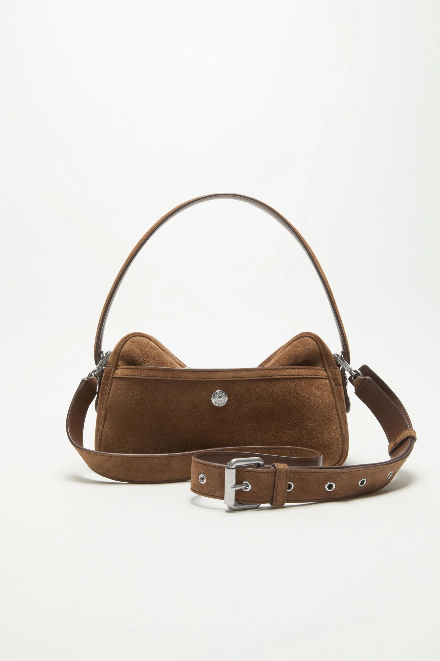 Camero Party Suede Bag Cognac Brown