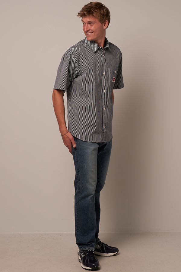 S/S Terrell Shirt Dark navy/Wax