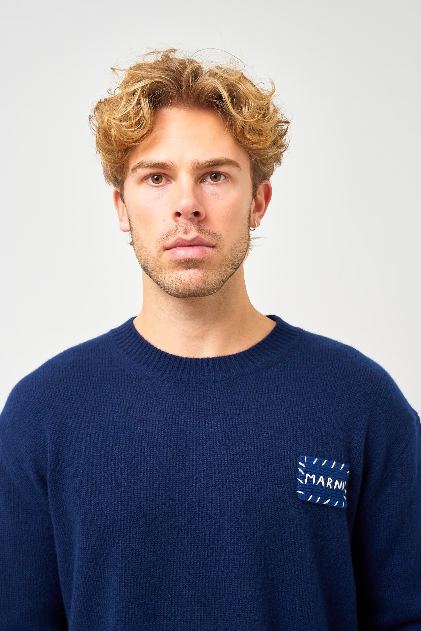 Cashmere Logo Sweater Ink