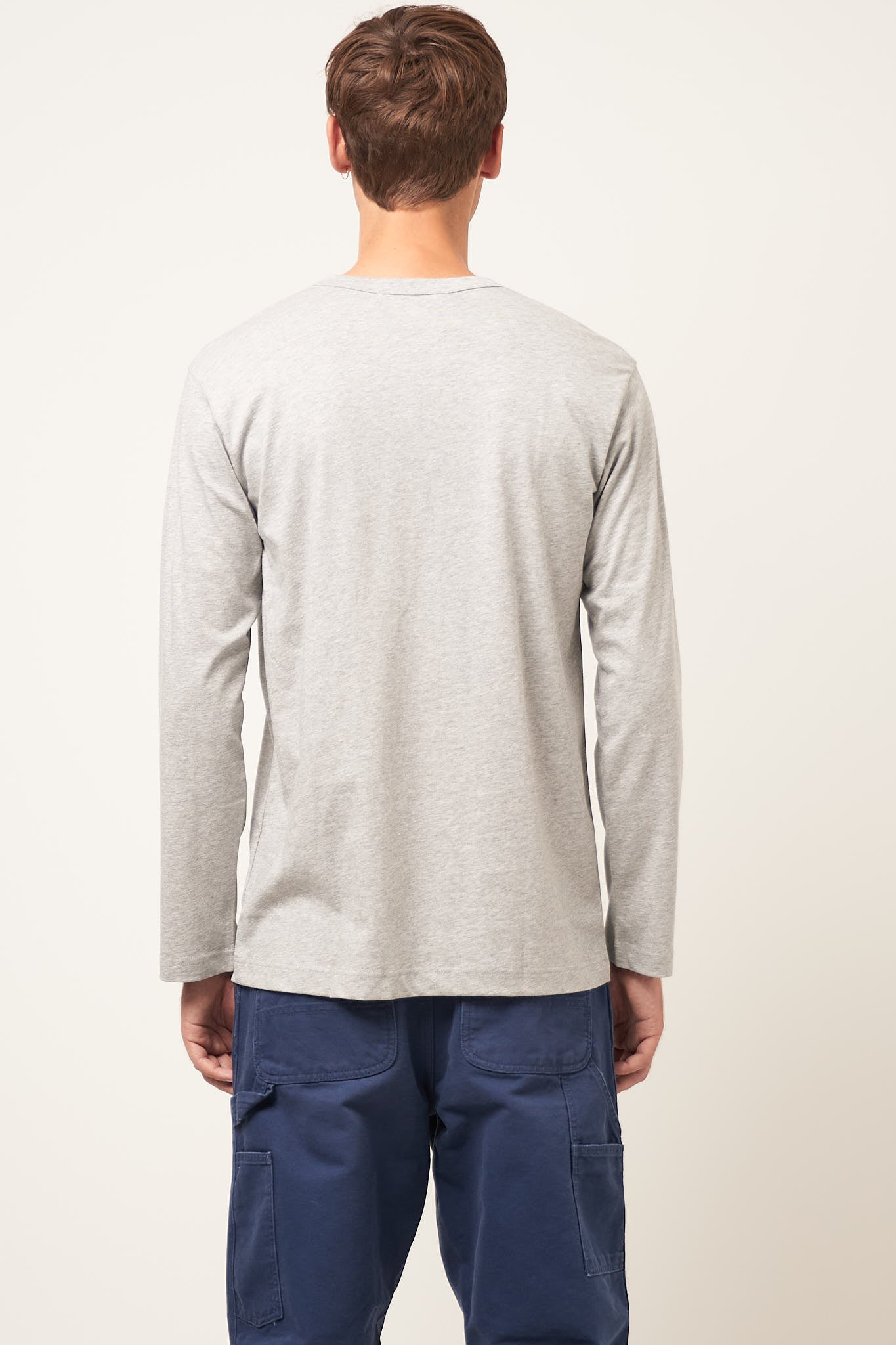 CdG Forever Long Sleeve T-Shirt Top Grey