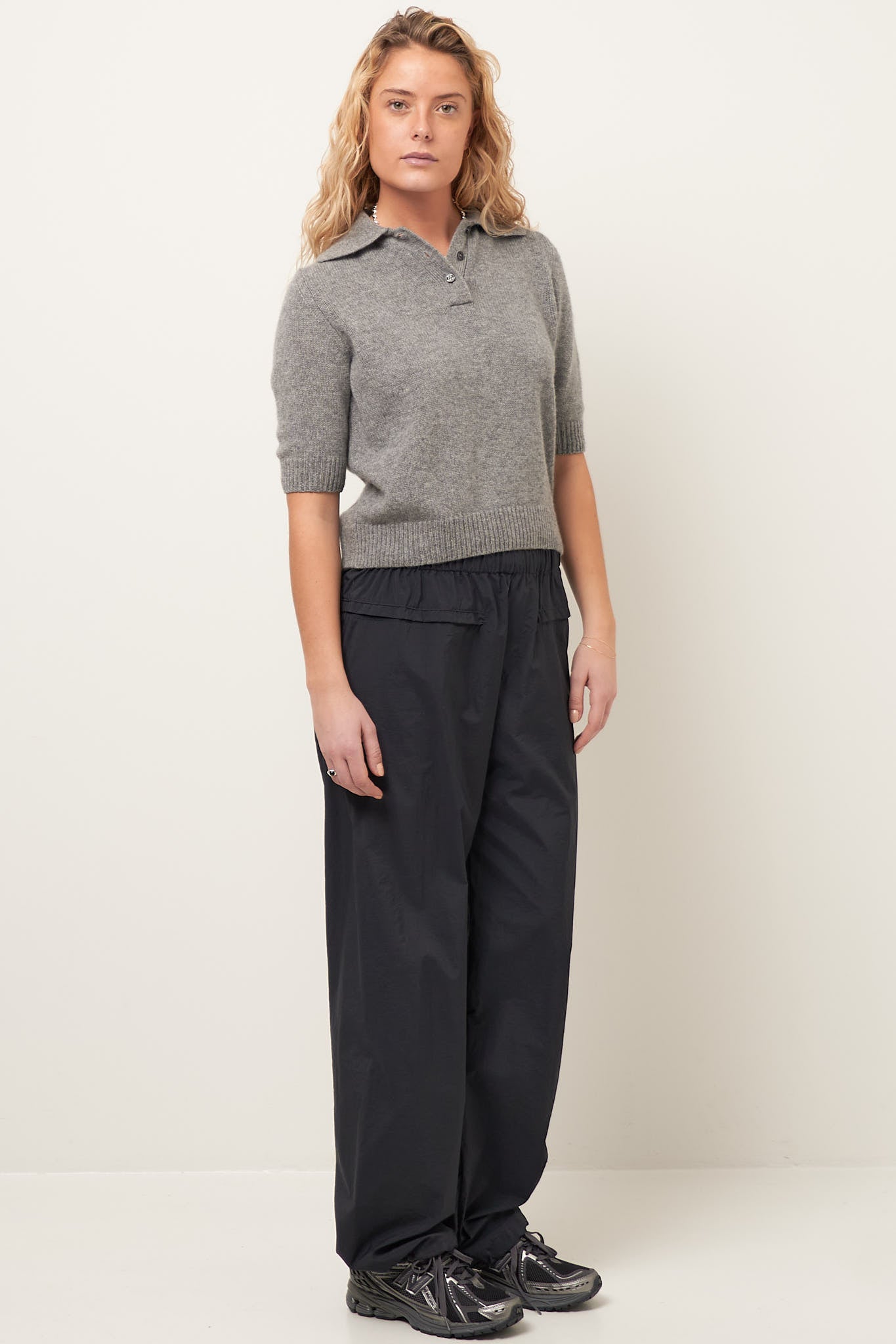 Cecilie Cashmere Polo City Grey