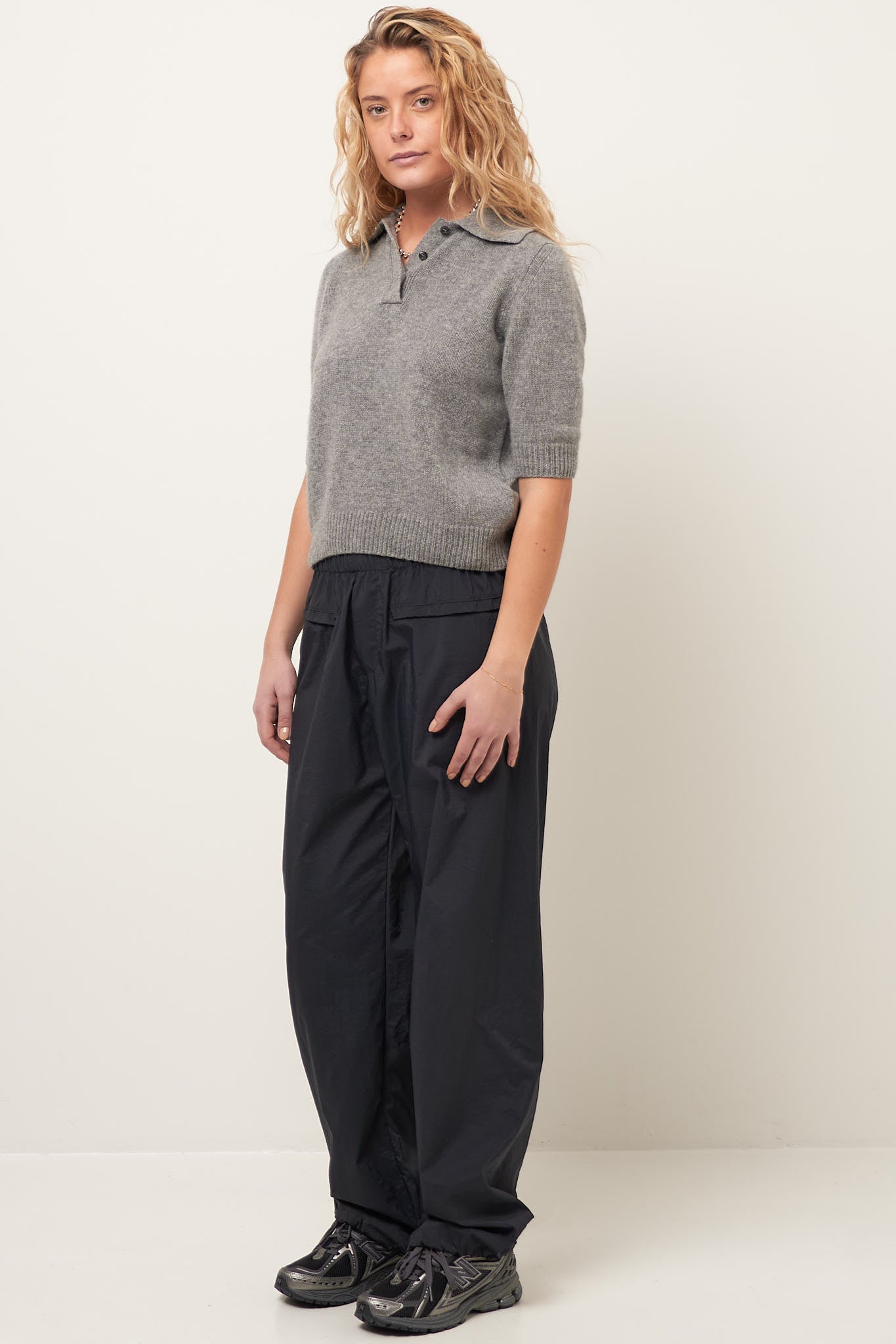 Cecilie Cashmere Polo City Grey