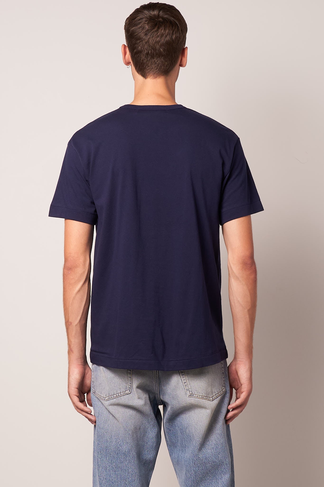 Double Heart T-shirt Navy