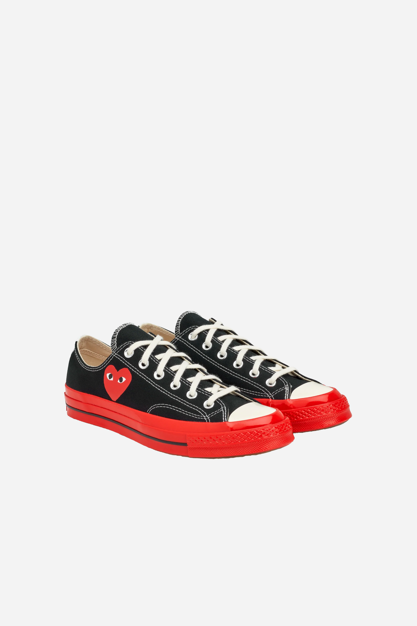 Chuck Taylor Low Top Red Sole Black