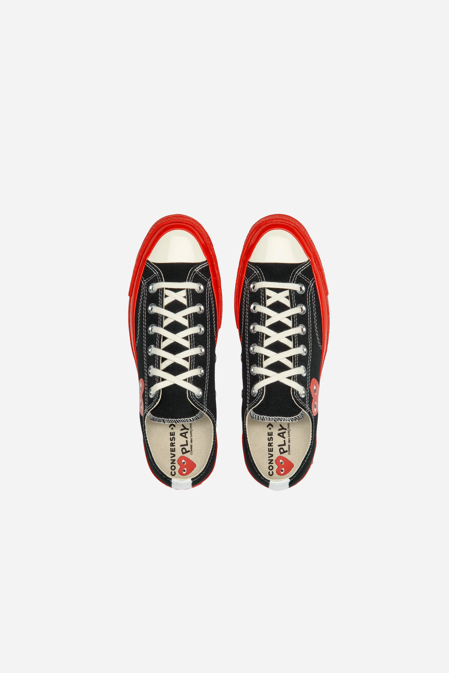 Chuck Taylor Low Top Red Sole Black