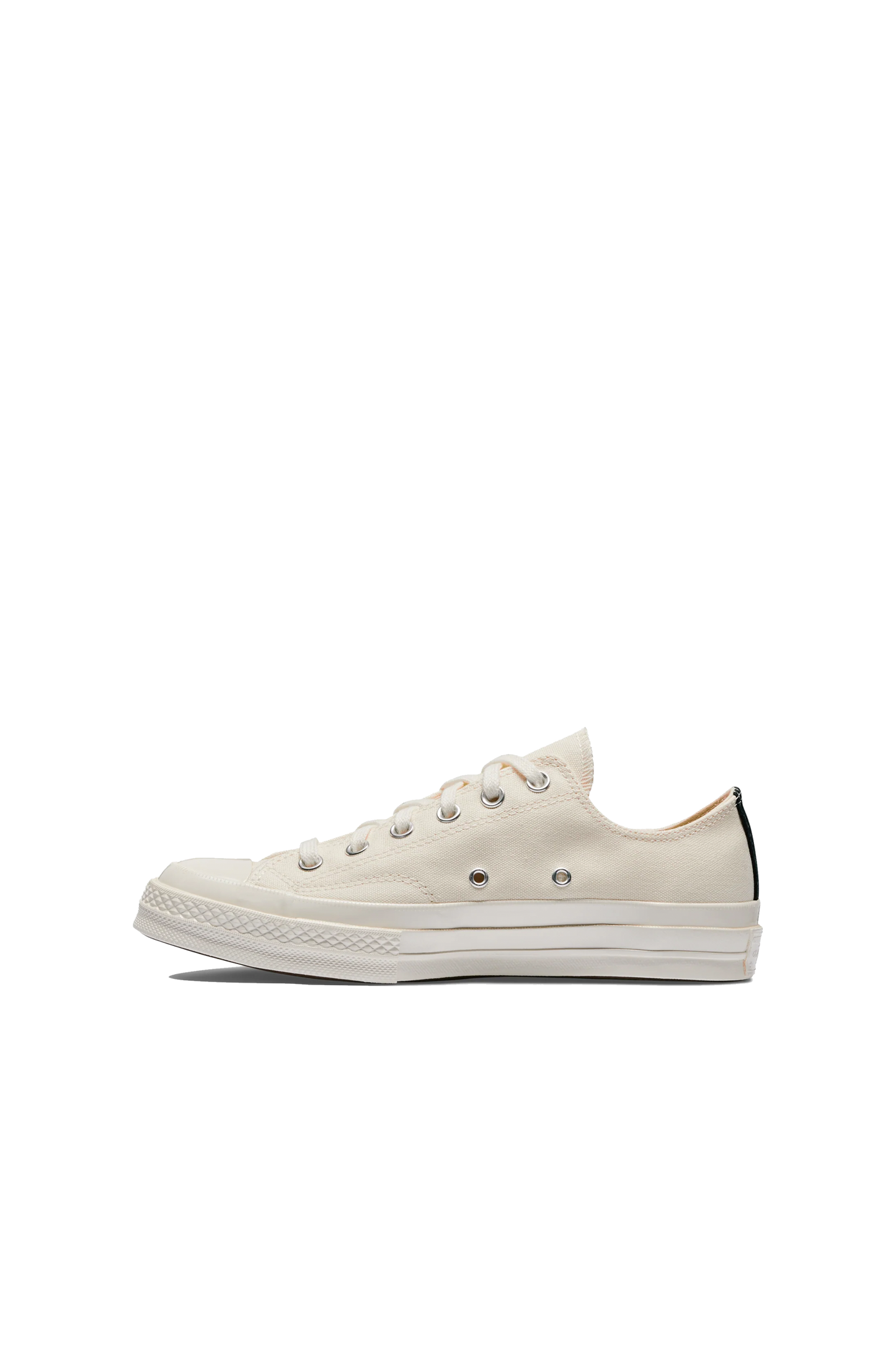 Converse Small Red Heart Low Beige