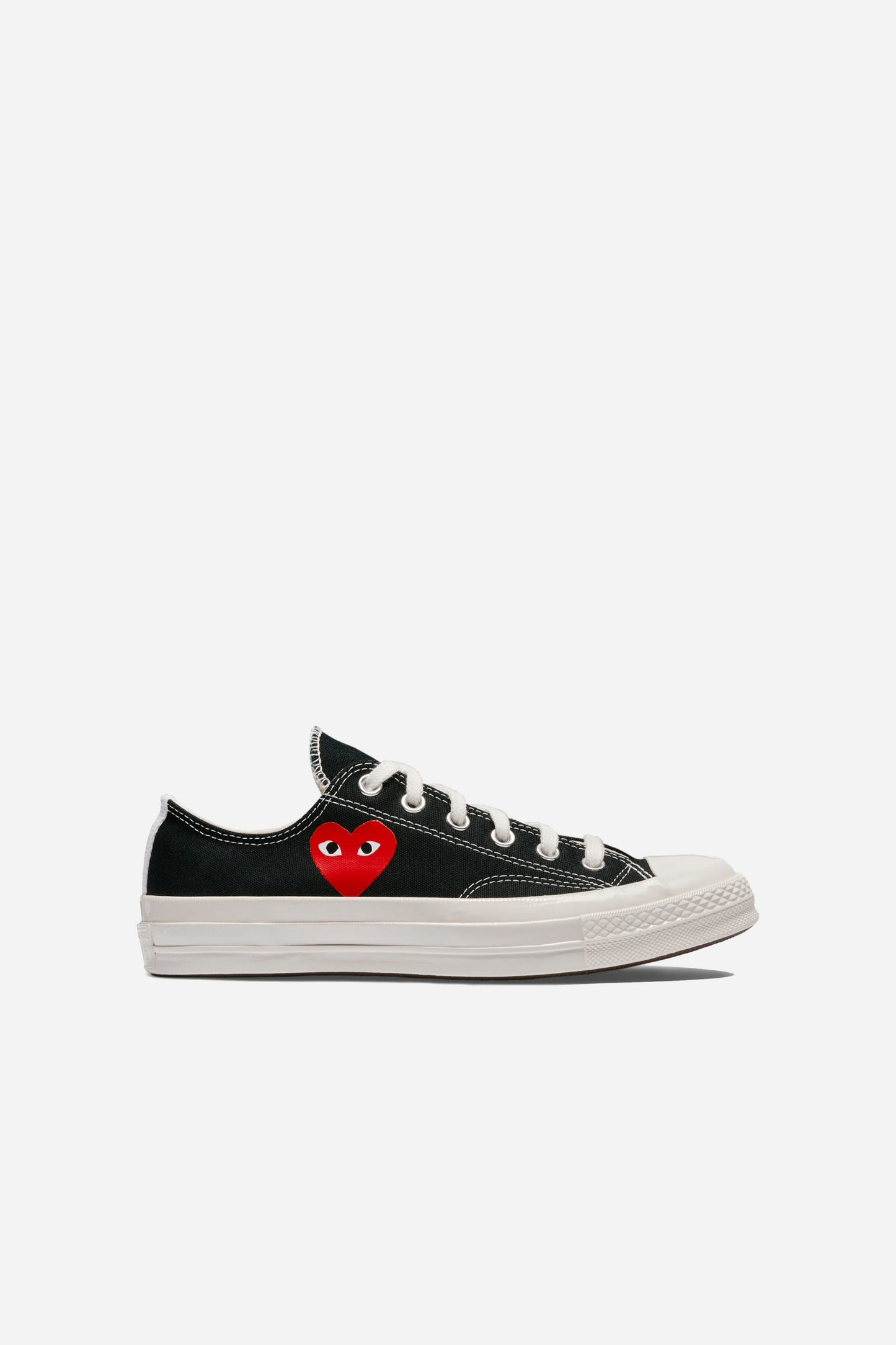 Converse Small Red Heart Low Black