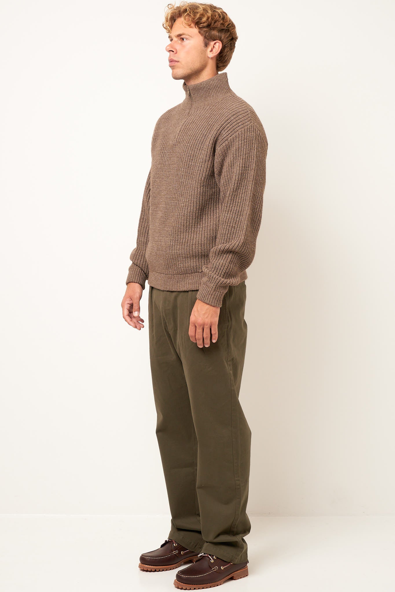 Crashway Sweater Taupe Melange