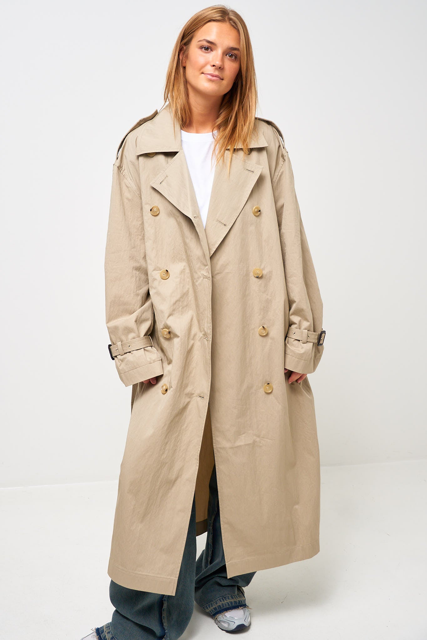 Crisp Summer Trench Clay