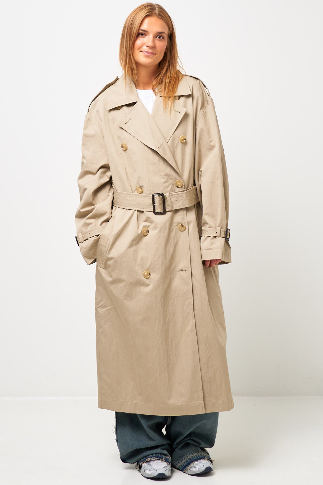 Crisp Summer Trench Clay