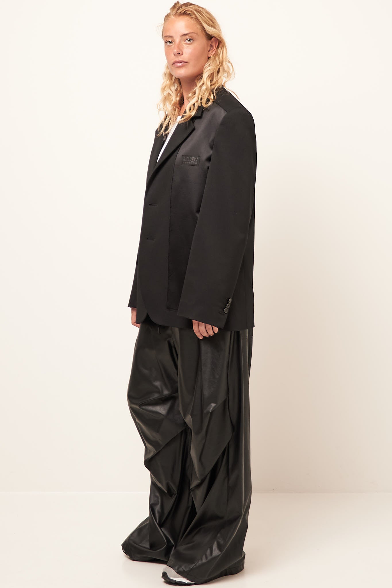 Deconstructed Suit Jacket Black