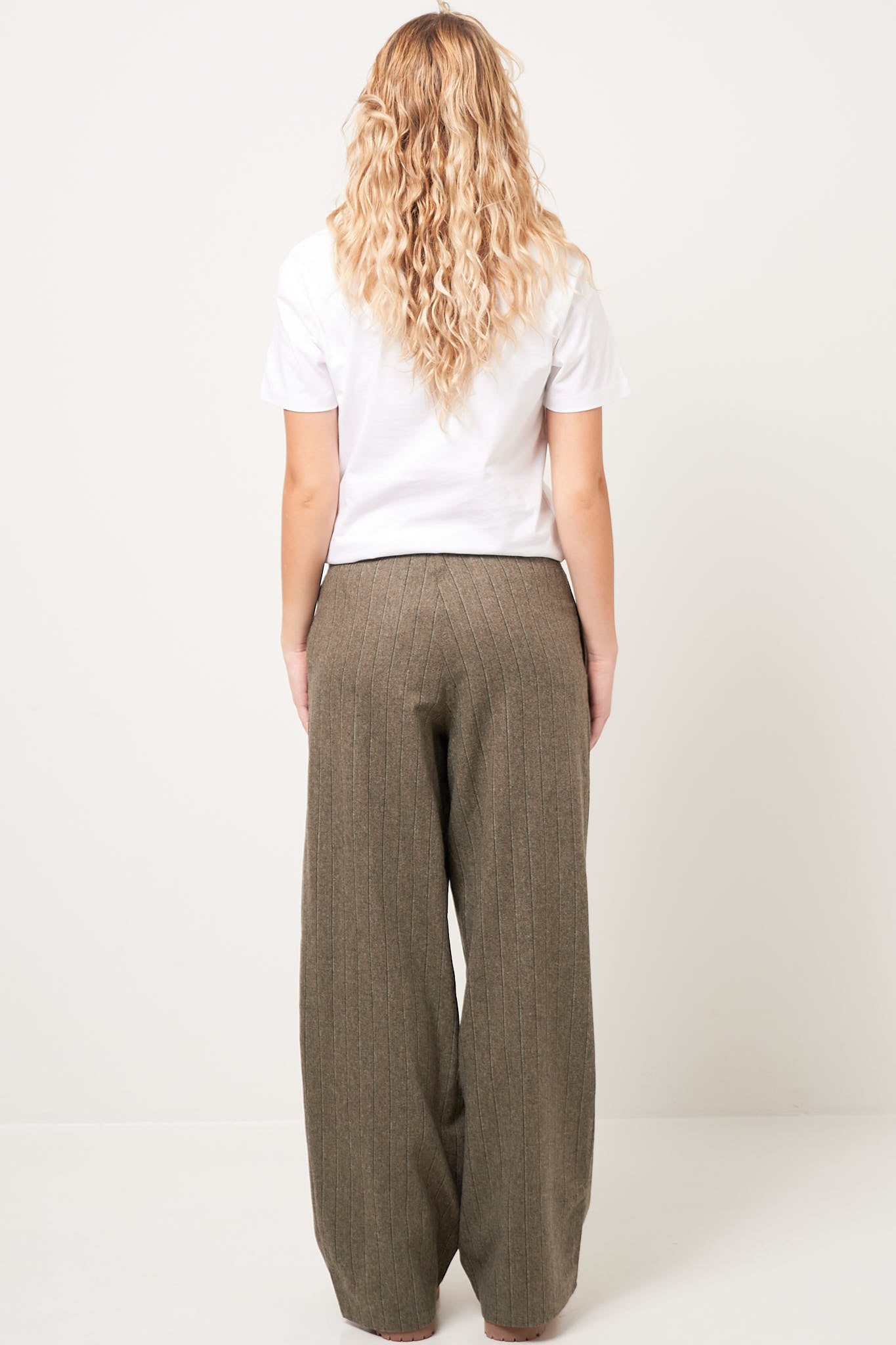 Dirow Pants Taupe Stripes