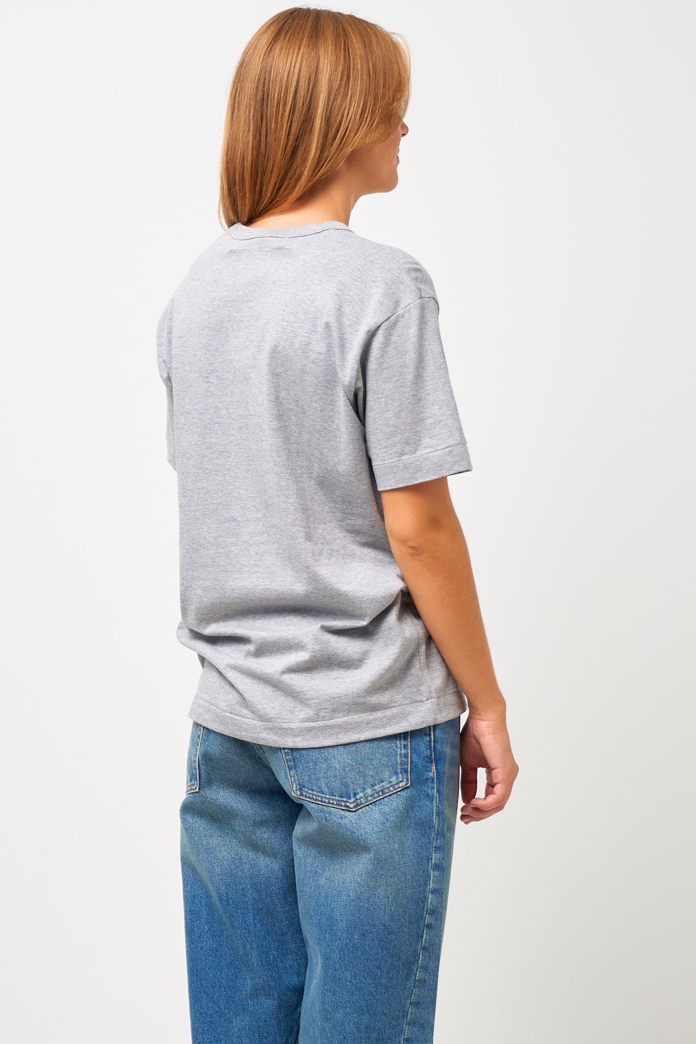 Comme des Garçons Play Double Heart T-shirt Grey – STRØM
