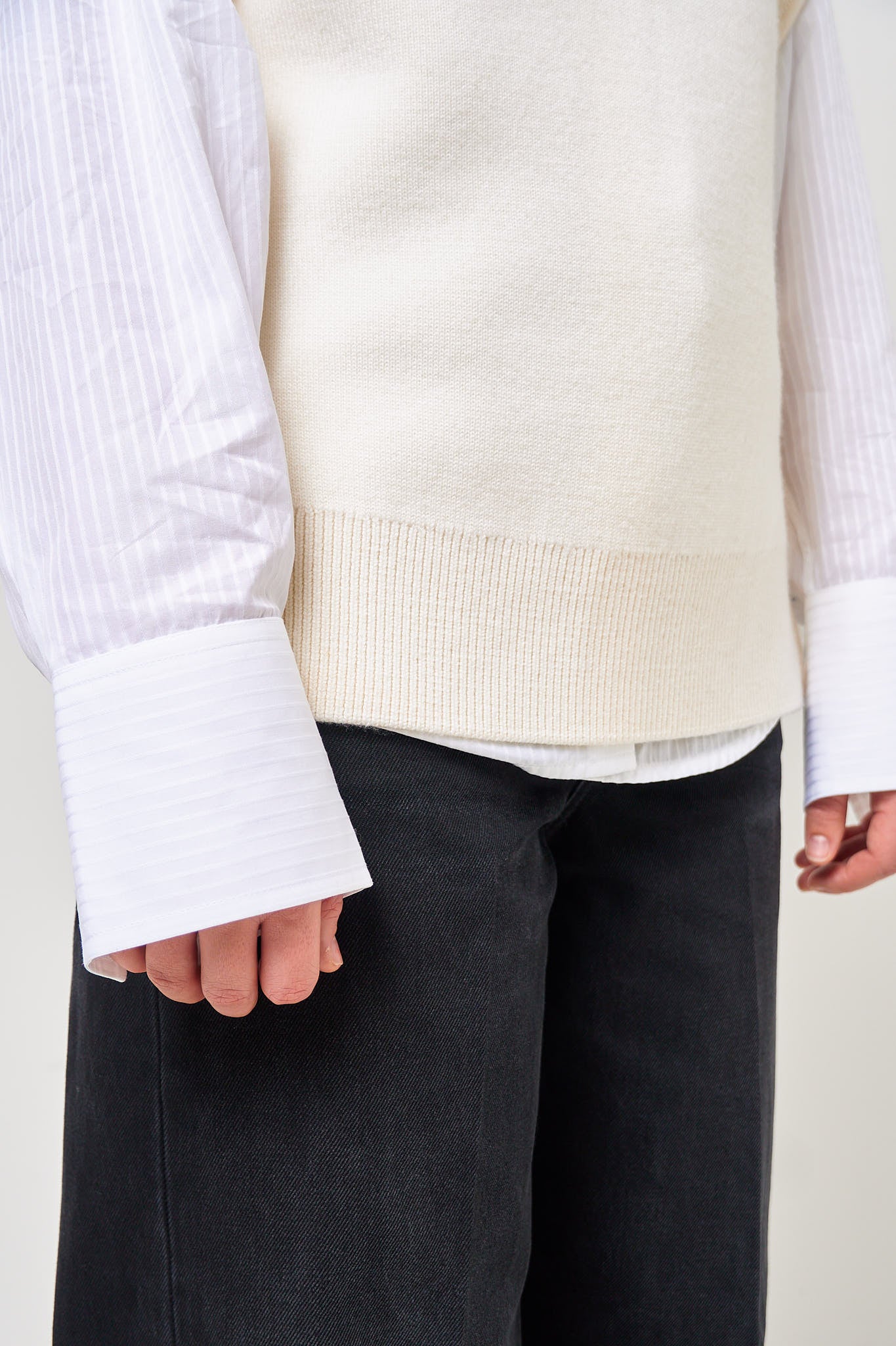 Double-Knit Cape Knit Milk