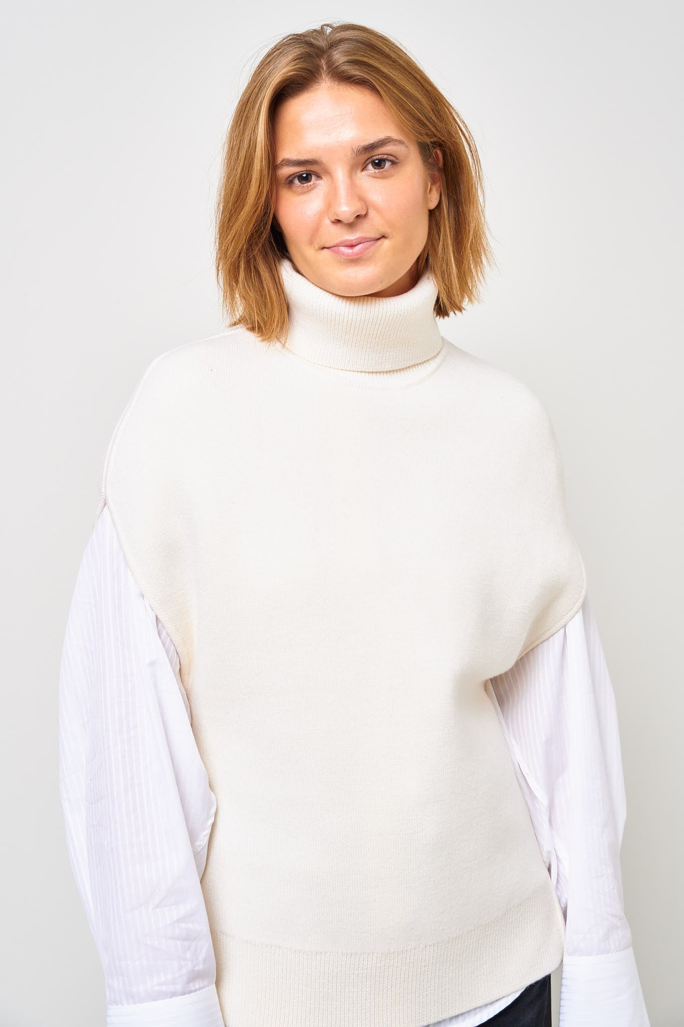 Double-Knit Cape Knit Milk