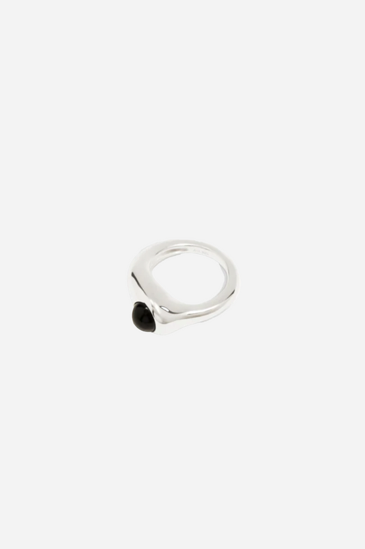 Dualism Black Onyx Ring Silver