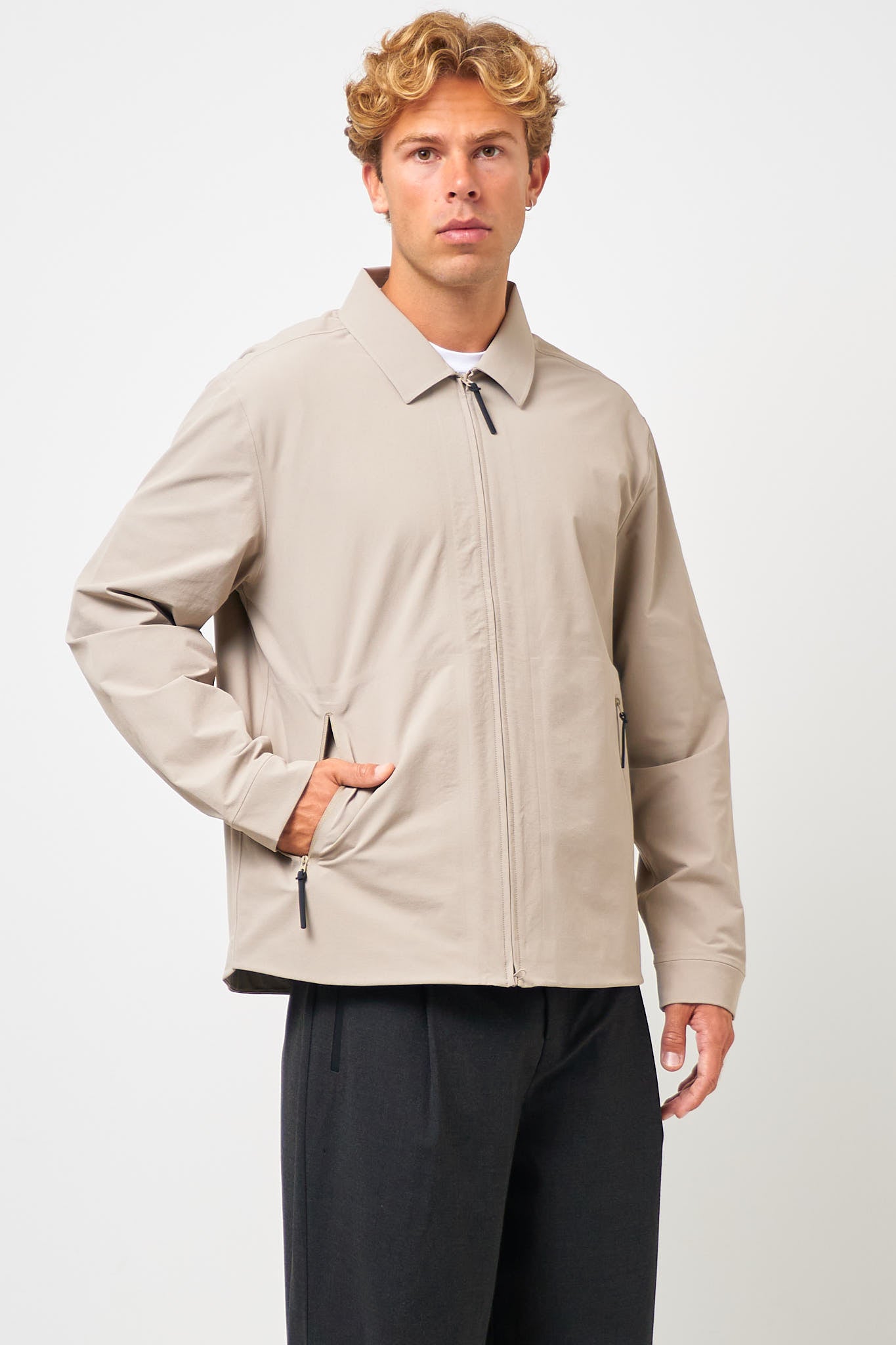 Edge Softshell Technical Shirt Beige