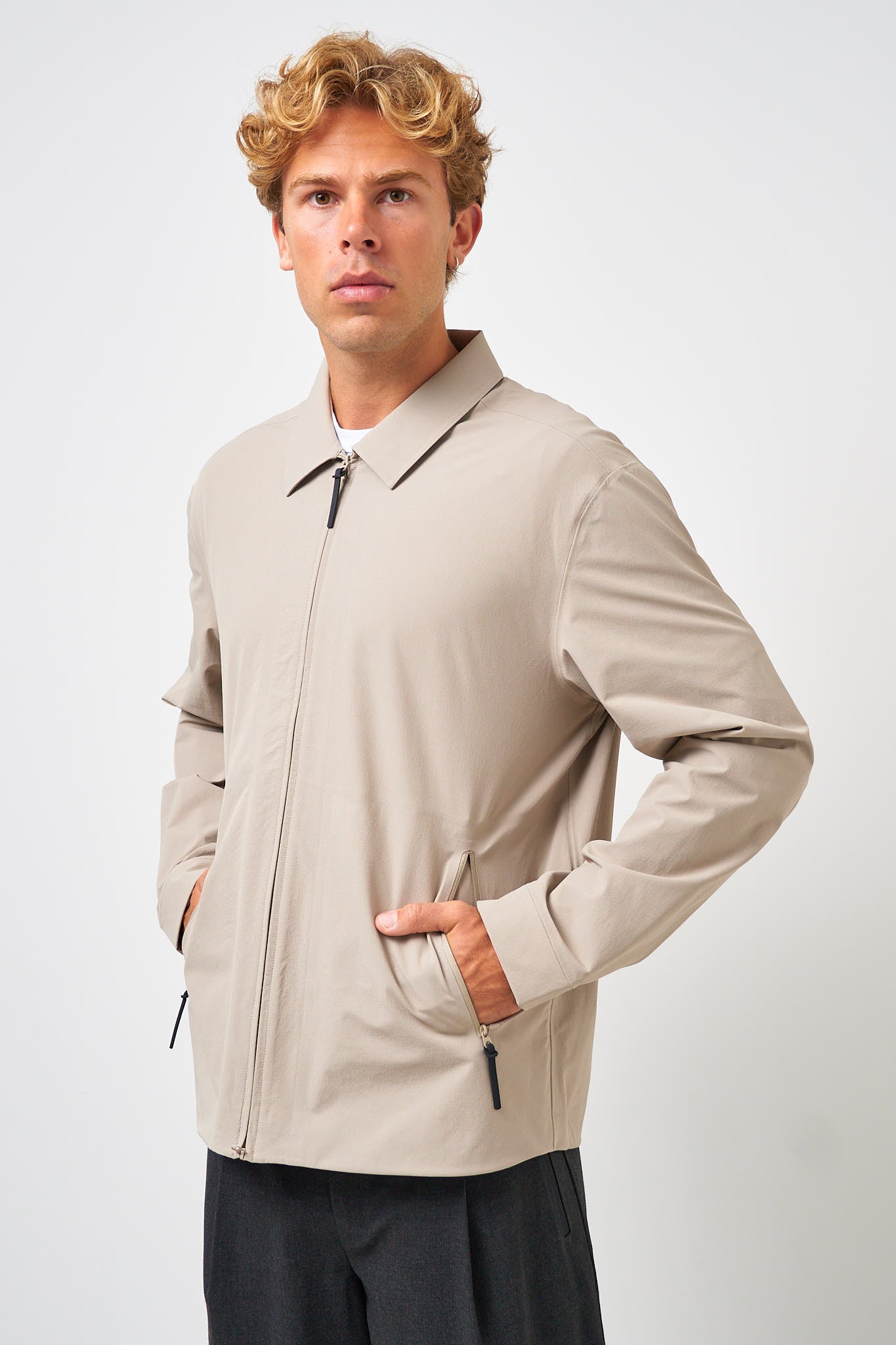 Edge Softshell Technical Shirt Beige