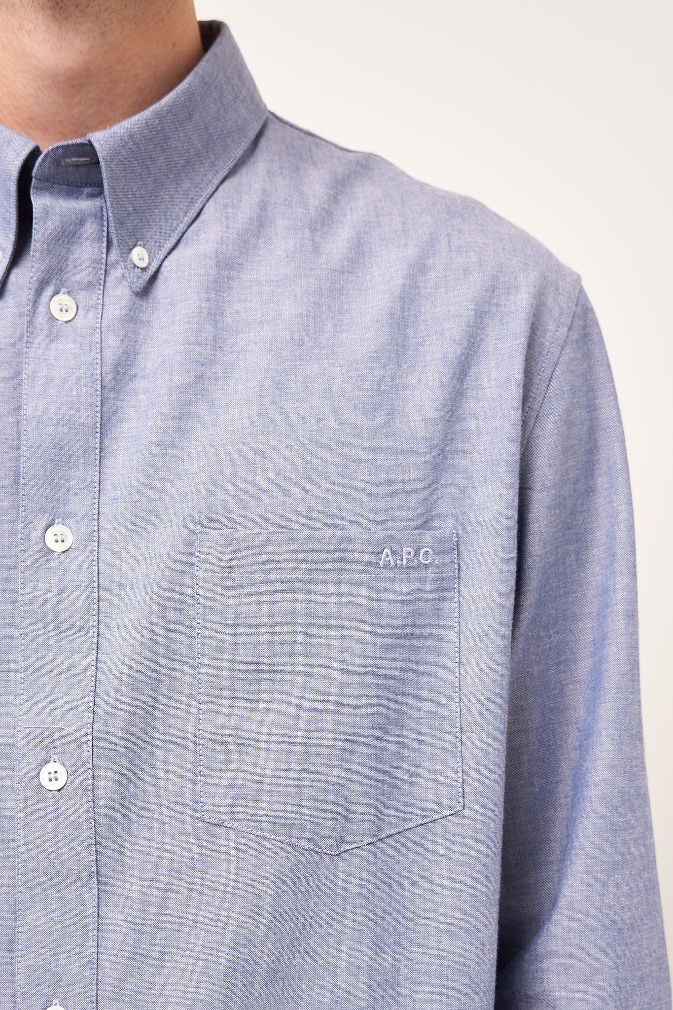 Edouard Shirt Brodee Indigo