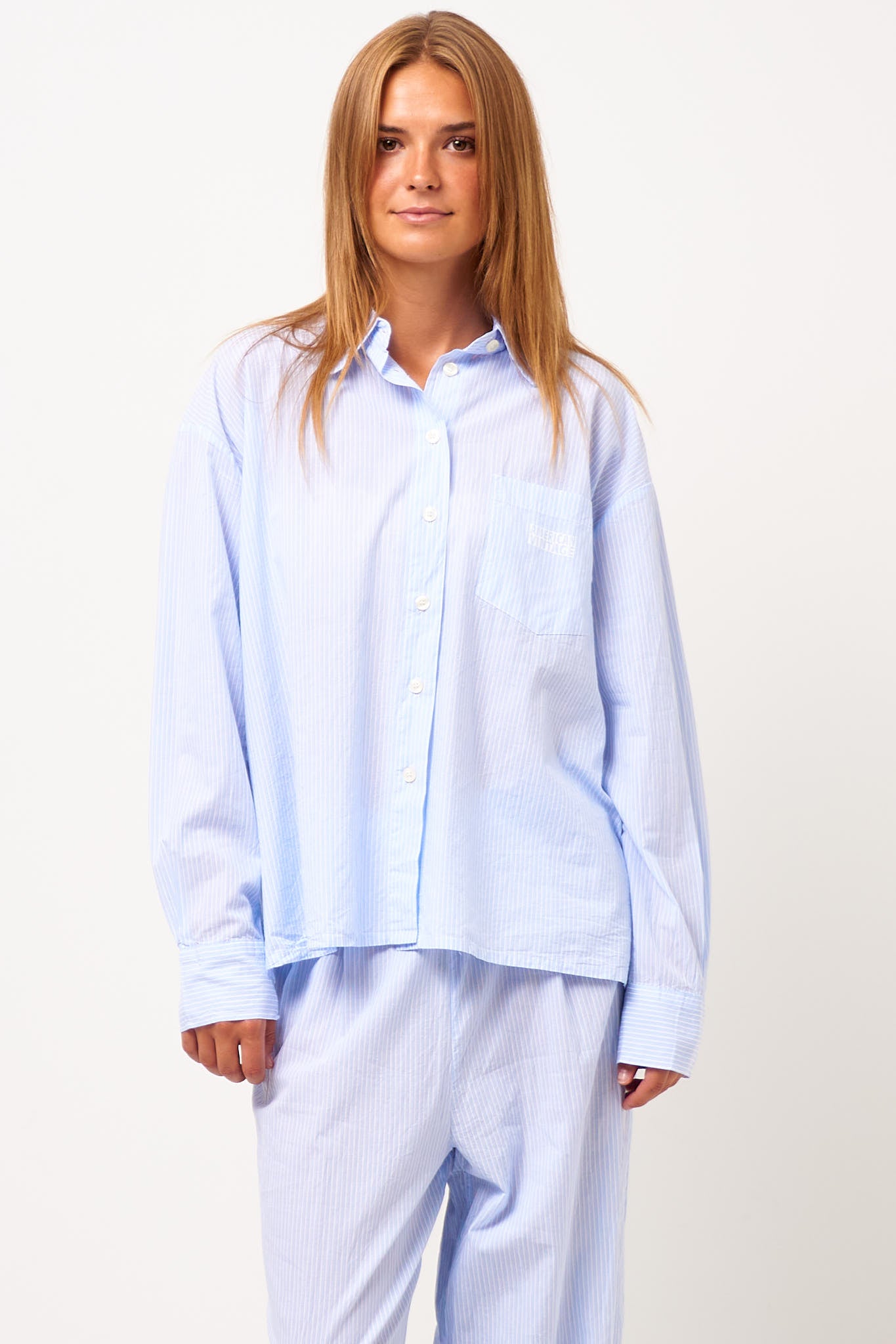 Eluabird Shirt Blue Stripes