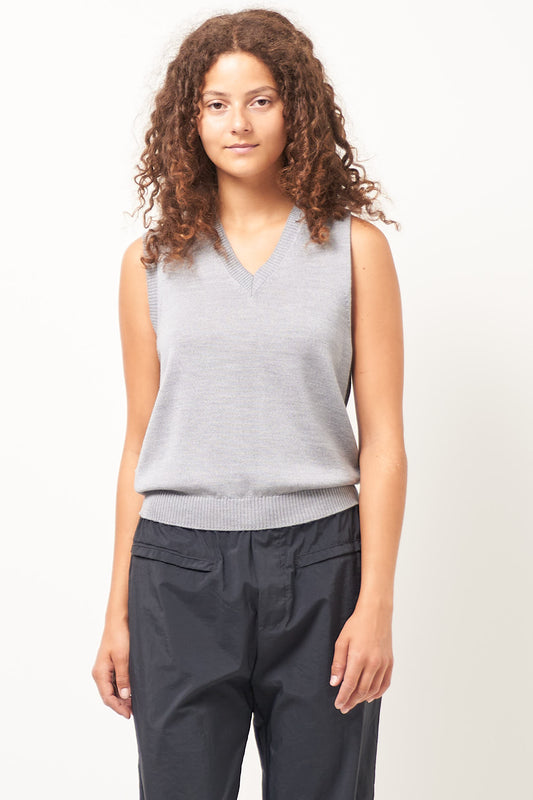 Ester Silk Vest City Grey