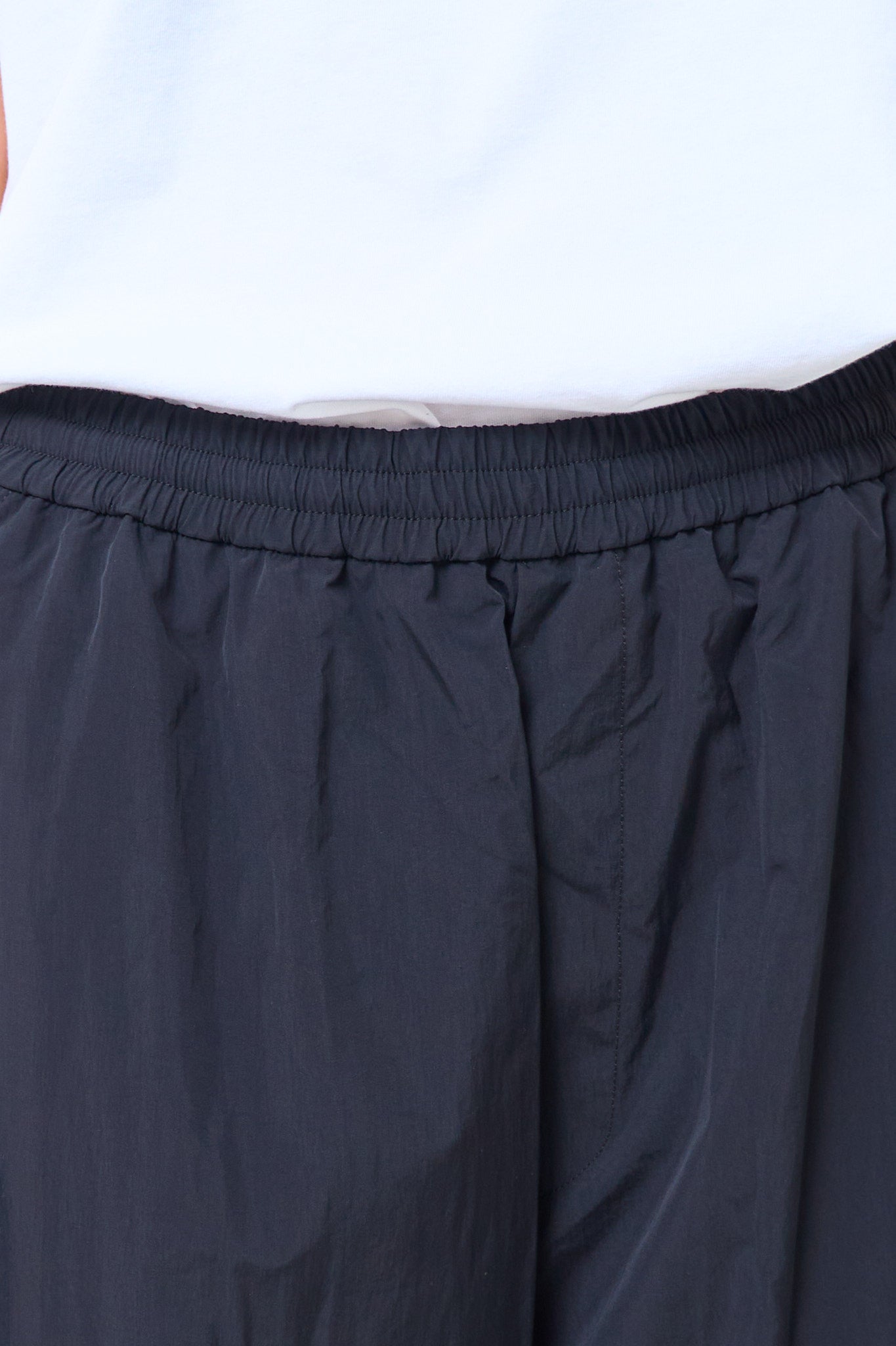 Straight Leg Track Pants Black